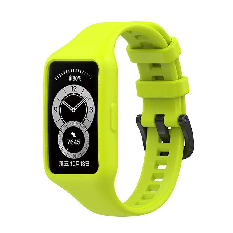 Replacement One-piece Smart Watch Strap Case Silicone Wrist Band for Honor Band 6 Huawei Band 6 Huawei Band 6 pro Replacement One-piece Smart Watch Strap Case Silicone Wrist Band for Honor Band 6 Huawei Band 6 Huawei Band 6 pro
